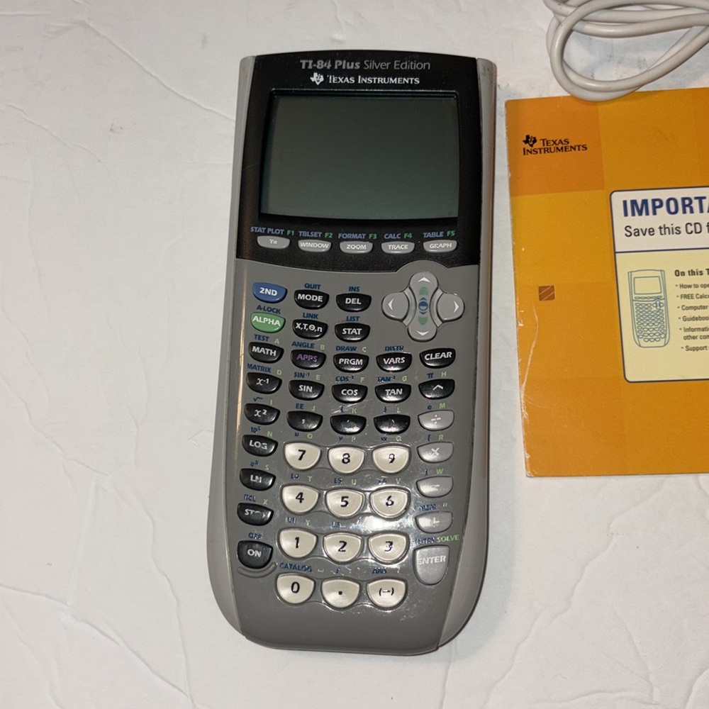 Texas Instruments Ti-84 Plus Silver Edition Calculator - Picture 3 of 6